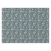 De kerstvakantie-marinetaledafel tafelkleed (Voorkant (Horizontaal))