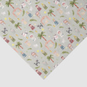 De kerstvakantie-themakrant Natitivity Tissuepapier (Detail)