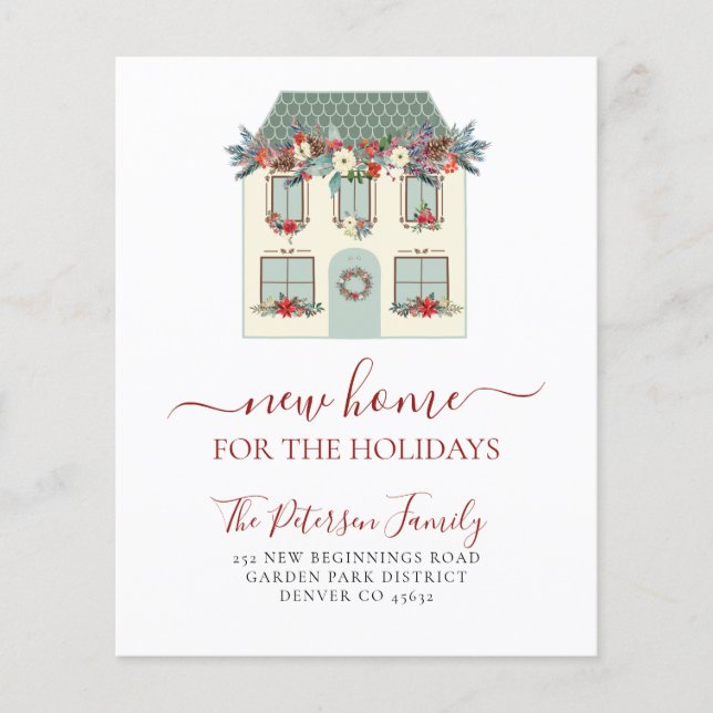 De kerstvakantie van de begroting bewegende aankon (Voorkant)