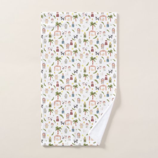 De kerstvakantie van de Natinity Bad Handdoek (Handdoek)