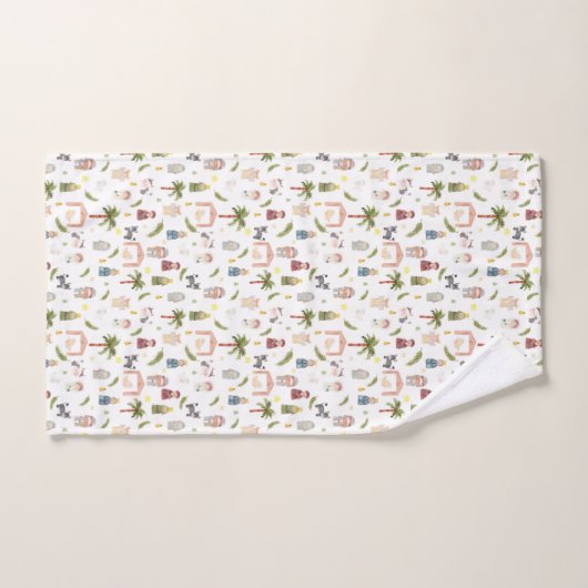 De kerstvakantie van de Natinity Bad Handdoek (Handdoek)