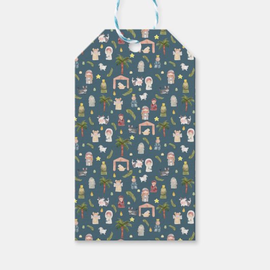 De kerstvakantie van de Natinity Cadeaulabel (Voorkant)