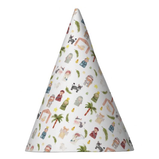 De kerstvakantie van de Natinity Feesthoedjes (Rechts)