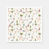 De kerstvakantie van de Natinity Servet (Voorkant)