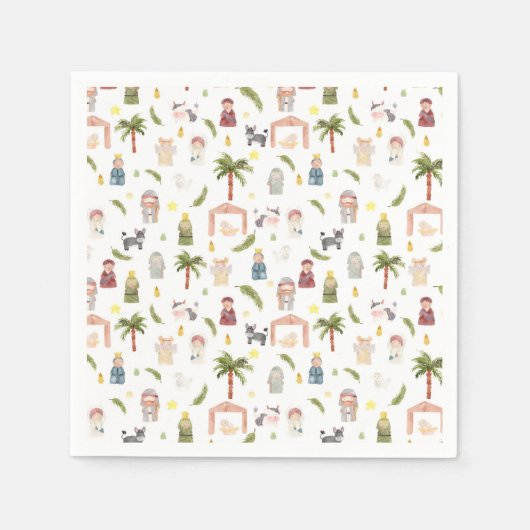 De kerstvakantie van de Natinity Servet (Voorkant)