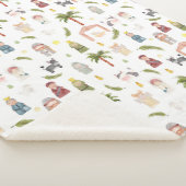 De kerstvakantie van de Natinity Sherpa Deken (3/4)