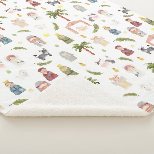 De kerstvakantie van de Natinity Sherpa Deken (3/4)