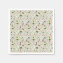 De kerstvakantie van de nativiteit Napkins