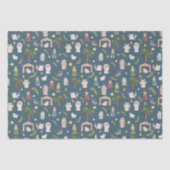 De kerstvakantiemarine van de Nativity Tissuepapier (Voorkant)