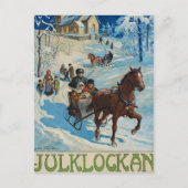 De kerstval van Jenny Nystrom Briefkaart (Voorkant)