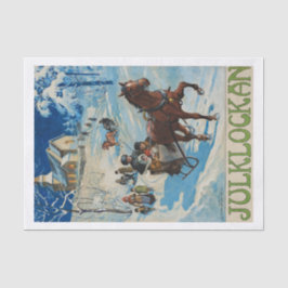 De kerstval van Jenny Nystrom Tissuepapier