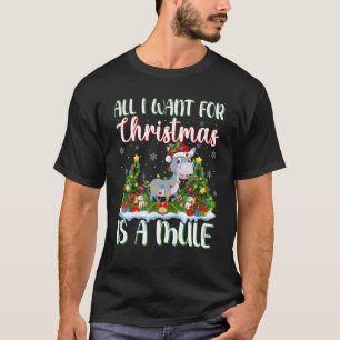 De kerstverlichting die ik alleen voor Kerstmis wi T-shirt
