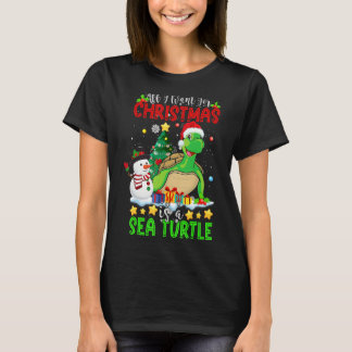 De kerstverlichting die ik alleen voor Kerstmis wi T-shirt