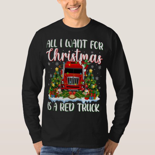 De kerstverlichting die ik alleen voor Kerstmis wi T-shirt (Voorkant)