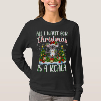 De kerstverlichting die ik alleen voor Kerstmis wi T-shirt