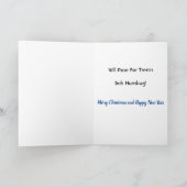 De kerstverlichting van Nova Girl - Golden Retriev Feestdagen Kaart (Binnen)