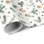 De kerstverrassing van de kerstman cadeaupapier (Rol Hoek)