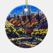 De kerstversiering Arizona Eden Keramisch Ornament (Voorkant)