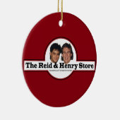 De kerstversiering Reid & Henry Store Keramisch Ornament (Rechts)