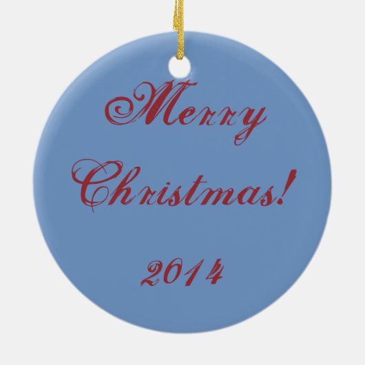 De kerstversiering van de ballonvaars keramisch ornament (Achterkant)