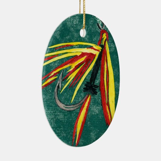 De kerstversiering van de Firecracker Keramisch Ornament (Rechts)