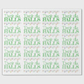 De kerstversiering van de Waterverf van de zalen d Cadeaupapier (Vlak)