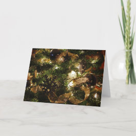 De kerstvlinder feestdagen kaart