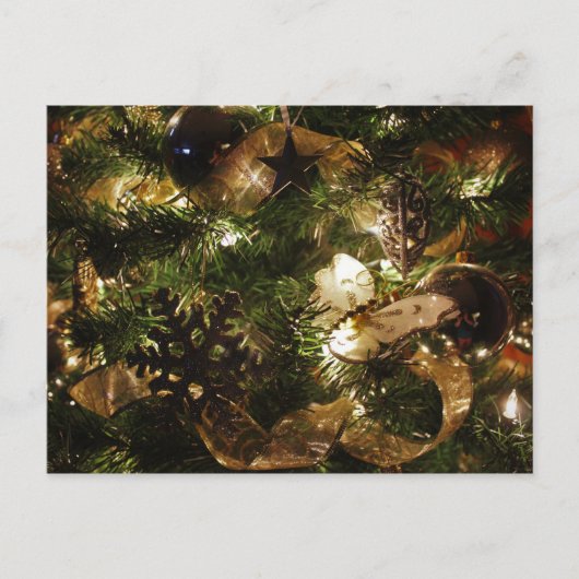 De kerstvlinder feestdagenkaart (Voorkant)