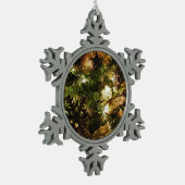 De kerstvlinder tin sneeuwvlok ornament (Links)