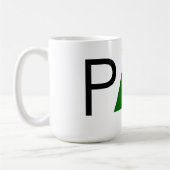 De kerstvrede - Green Tree Mok (Links)