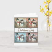 De Kerstvreugde Kaart (Gele Bloem)