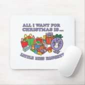 De kerstvreugde van Miss Naughty Muismat (Met muis)