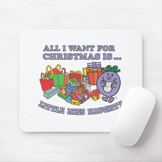 De kerstvreugde van Miss Naughty Muismat (Met muis)