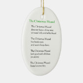 De kerstweek keramisch ornament (Rechts)