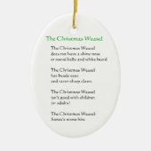 De kerstweek keramisch ornament (Voorkant)