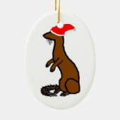 De kerstweek keramisch ornament (Achterkant)