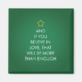 De kerstwens magneet (Voorkant)