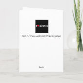 De kerstwens van de piraat feestdagen kaart (Achterkant)