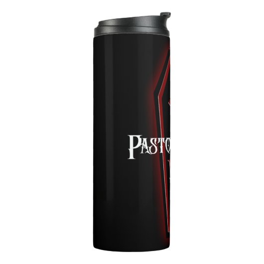 De ketel van de dominee van de predikant thermosbeker (Gedraaid links)