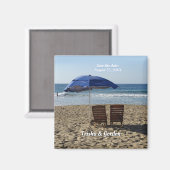 De Ketsen & Umbrella sparen de douane van de Datum Magneet (Voorkant / Achterkant)