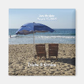 De Ketsen & Umbrella sparen de douane van de Datum Magneet (Voorkant)