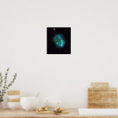 De Ketting Nebula (Hubble Telescope) Poster (Keuken)