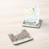 De ketting van Mont Blanc uit een daadwerkelijk on Bier Onderzetter (Rechterzijde)