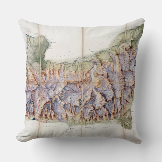 De ketting van Mont Blanc uit een daadwerkelijk on Kussen (Voorkant)