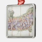 De ketting van Mont Blanc uit een daadwerkelijk on Metalen Ornament (Links)