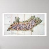 De ketting van Mont Blanc uit een daadwerkelijk on Poster (Voorkant)