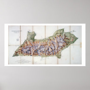 De ketting van Mont Blanc uit een daadwerkelijk on Poster