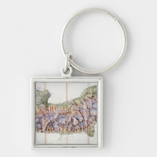 De ketting van Mont Blanc uit een daadwerkelijk on Sleutelhanger (Voorkant)