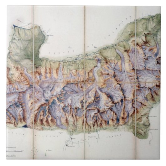 De ketting van Mont Blanc uit een daadwerkelijk on Tegeltje (Voorkant)