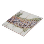 De ketting van Mont Blanc uit een daadwerkelijk on Tegeltje (Zijkant)